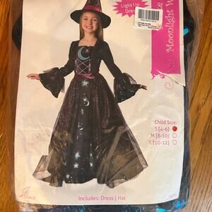 Light up witch costume 4-6 nwt